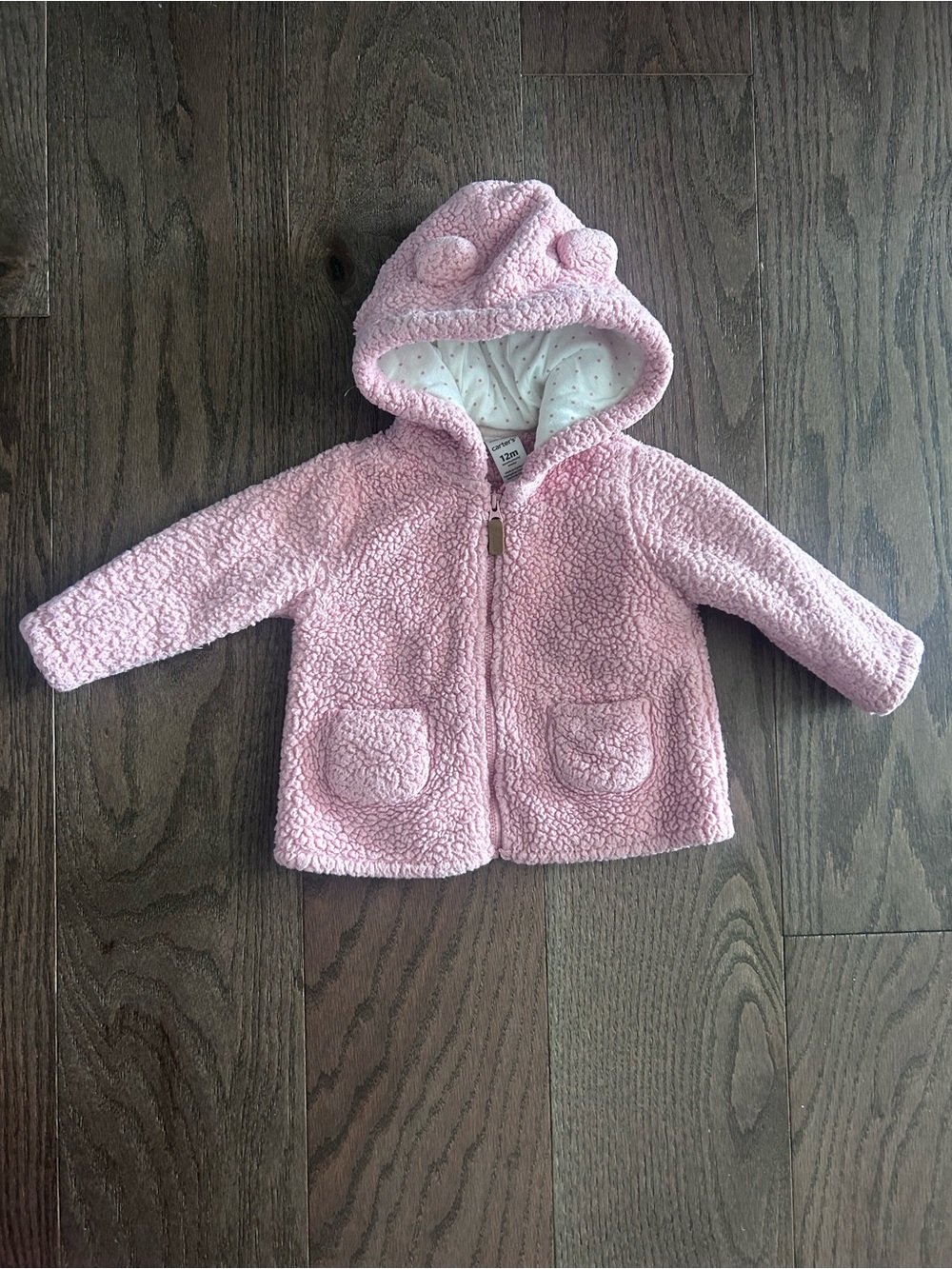Carter's Size 12 month Girl's Sherpa Fleece Jacket